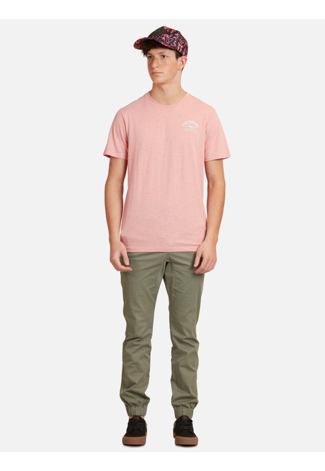 Polera Custom Surfers Juvenil Hombre Rosado Maui And Sons-3