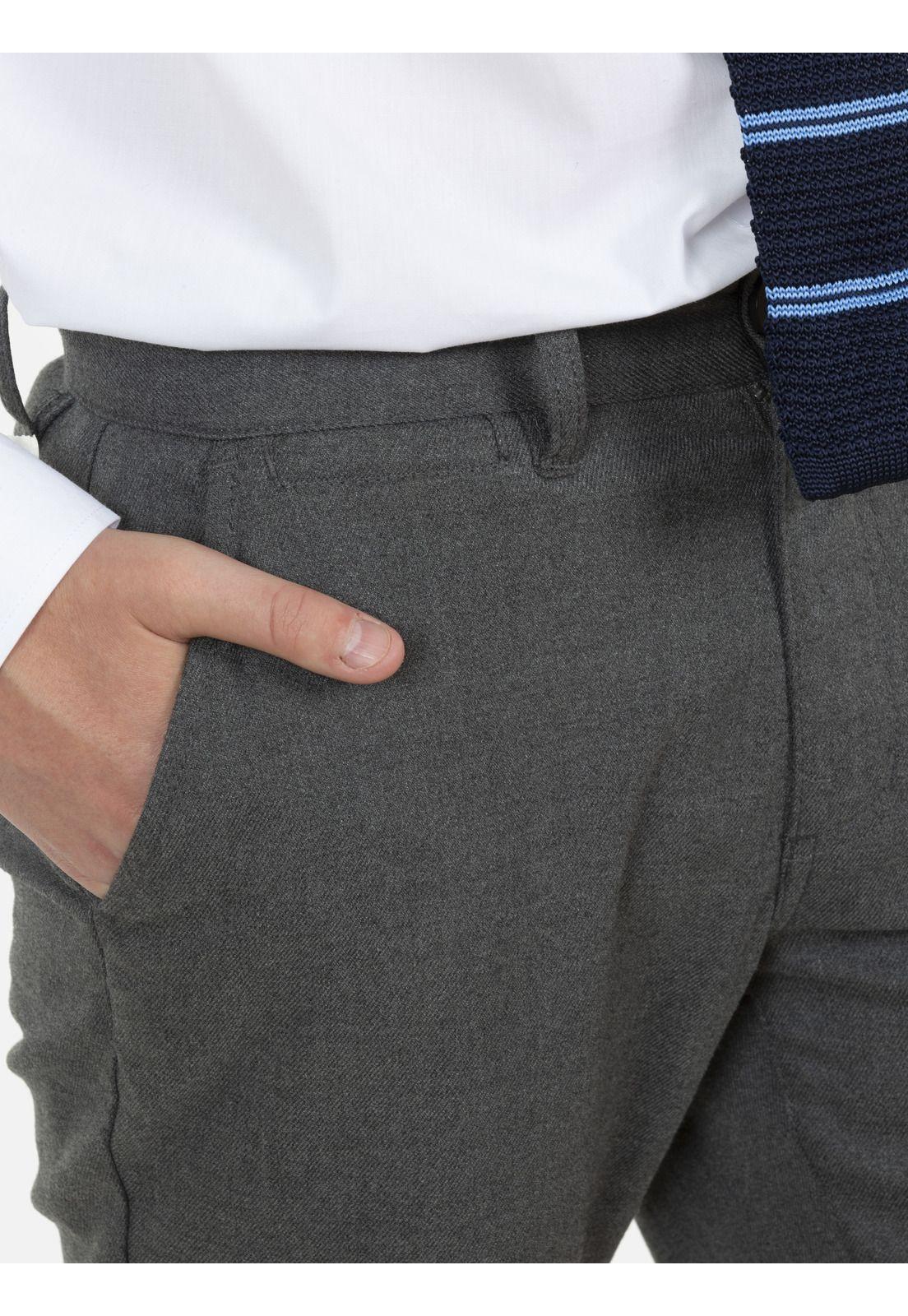 Pantalon Juvenil Escolar 5N116-MC19 Gris Maui and Sons-2