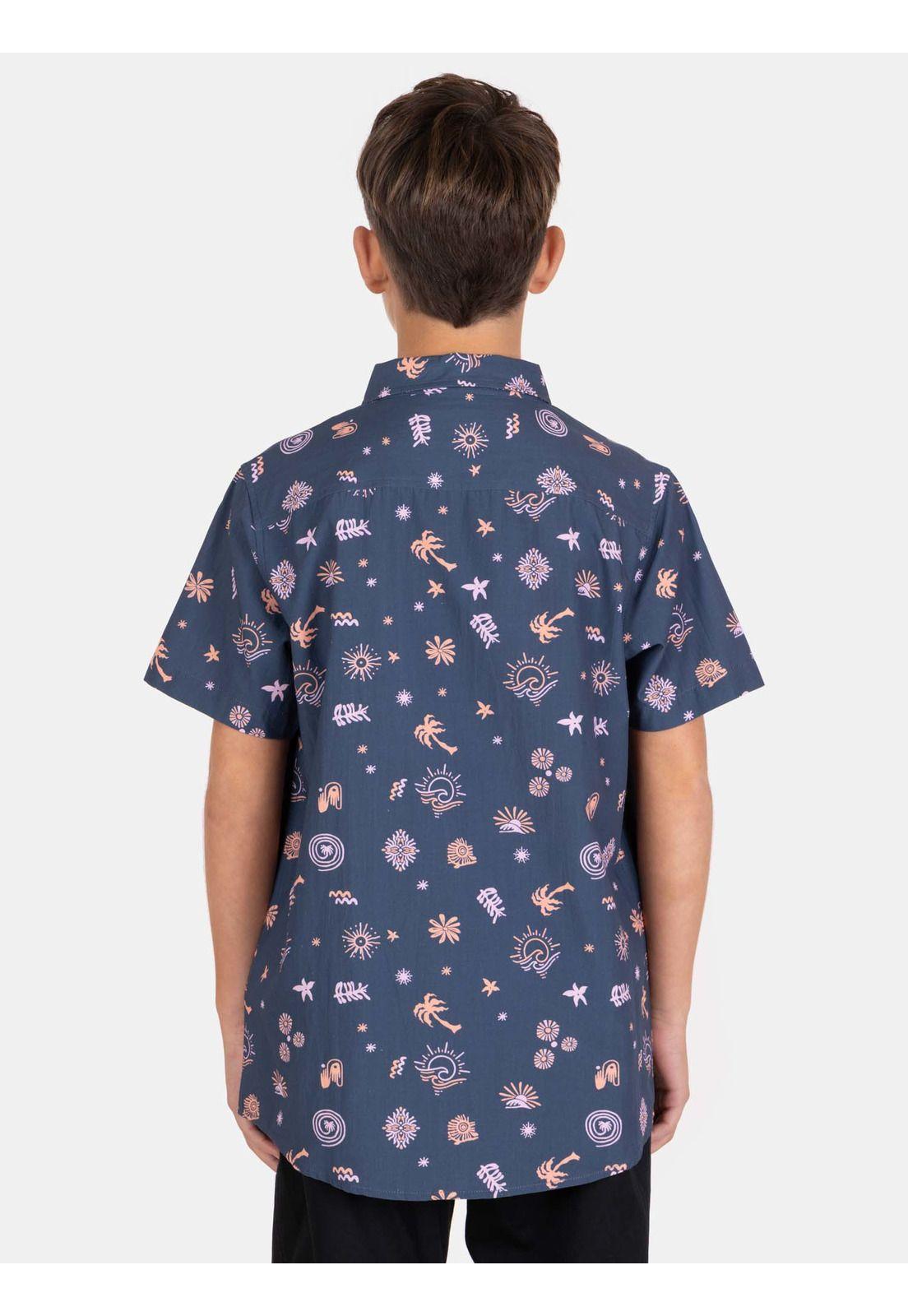 Camisa MC Nalunee Multicolor Infantil Maui And Sons-1