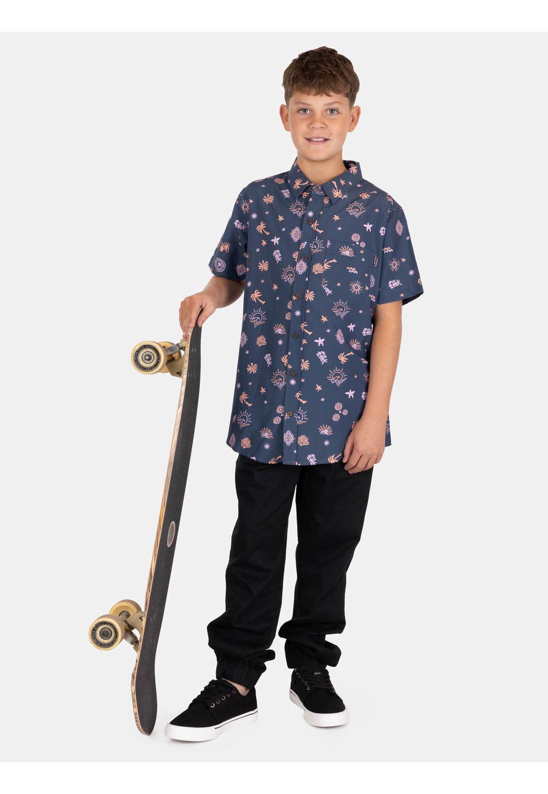 Camisa MC Nalunee Multicolor Infantil Maui And Sons-3
