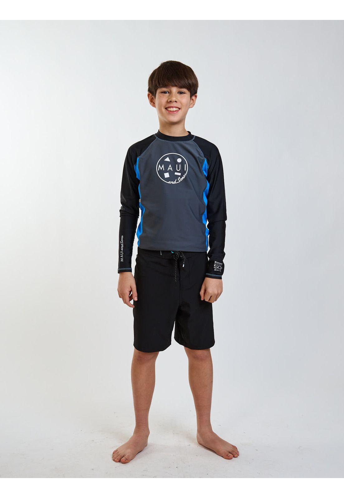 Polera UVP Coral Gris Infantil Maui and Sons-1