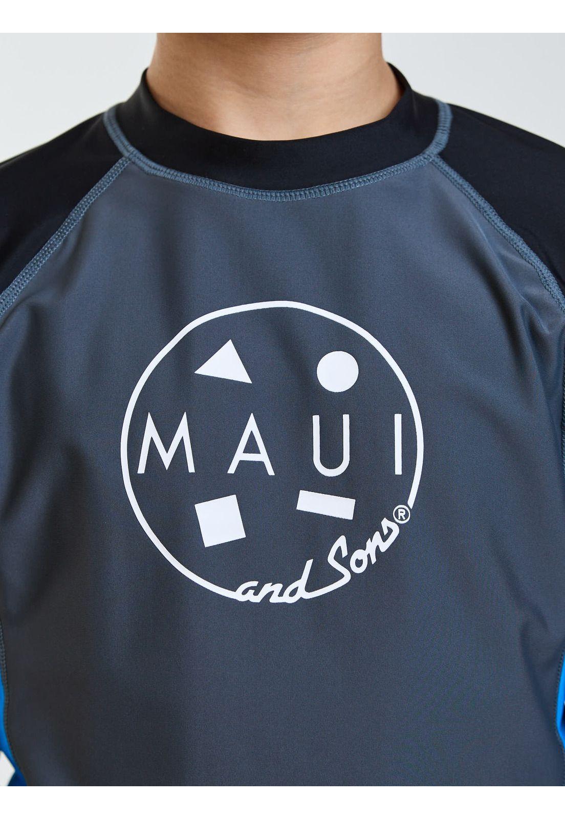 Polera UVP Coral Gris Infantil Maui and Sons-5