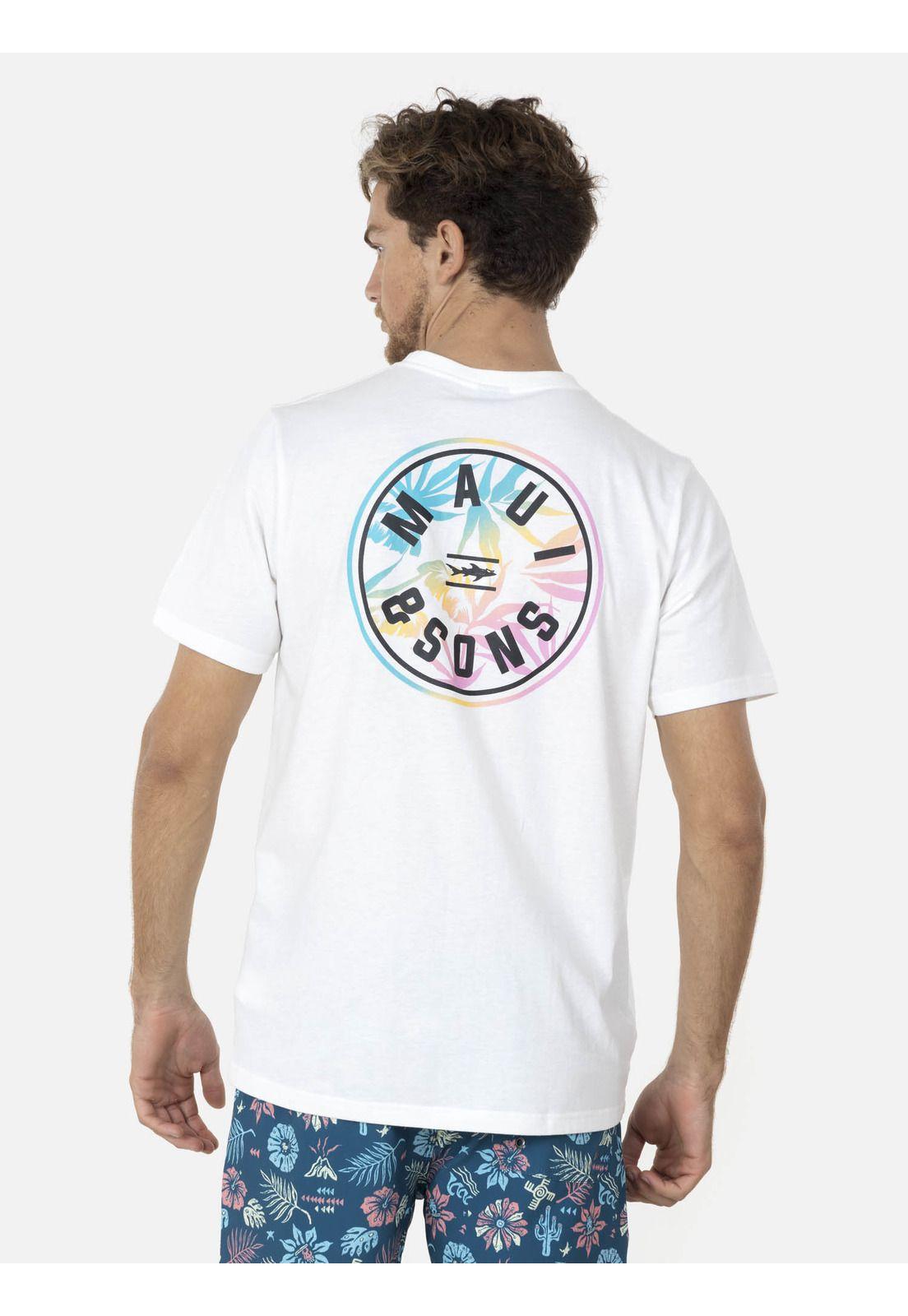 Polera ALOHA Hombre Blanco Maui and Sons-1