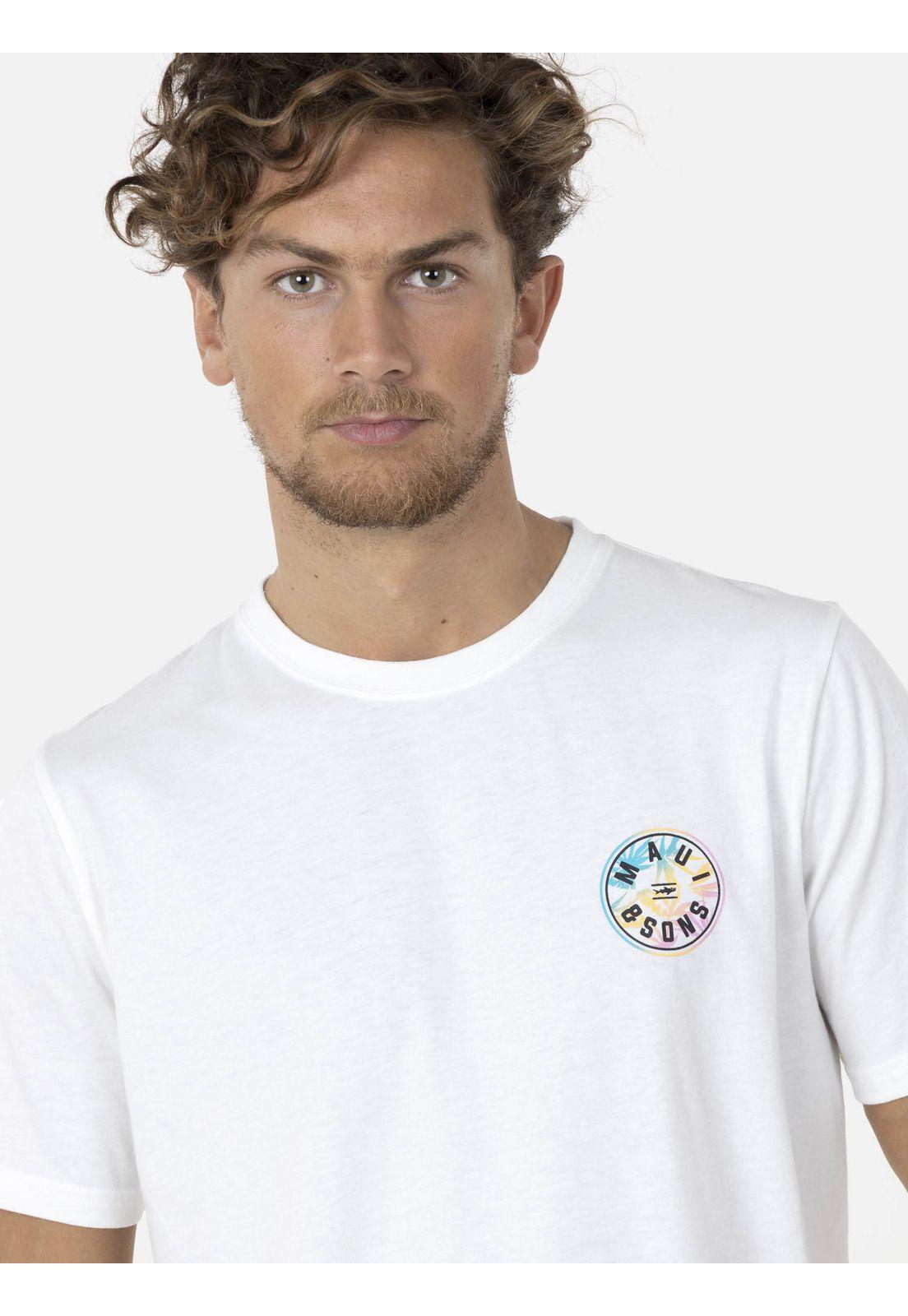 Polera ALOHA Hombre Blanco Maui and Sons-2