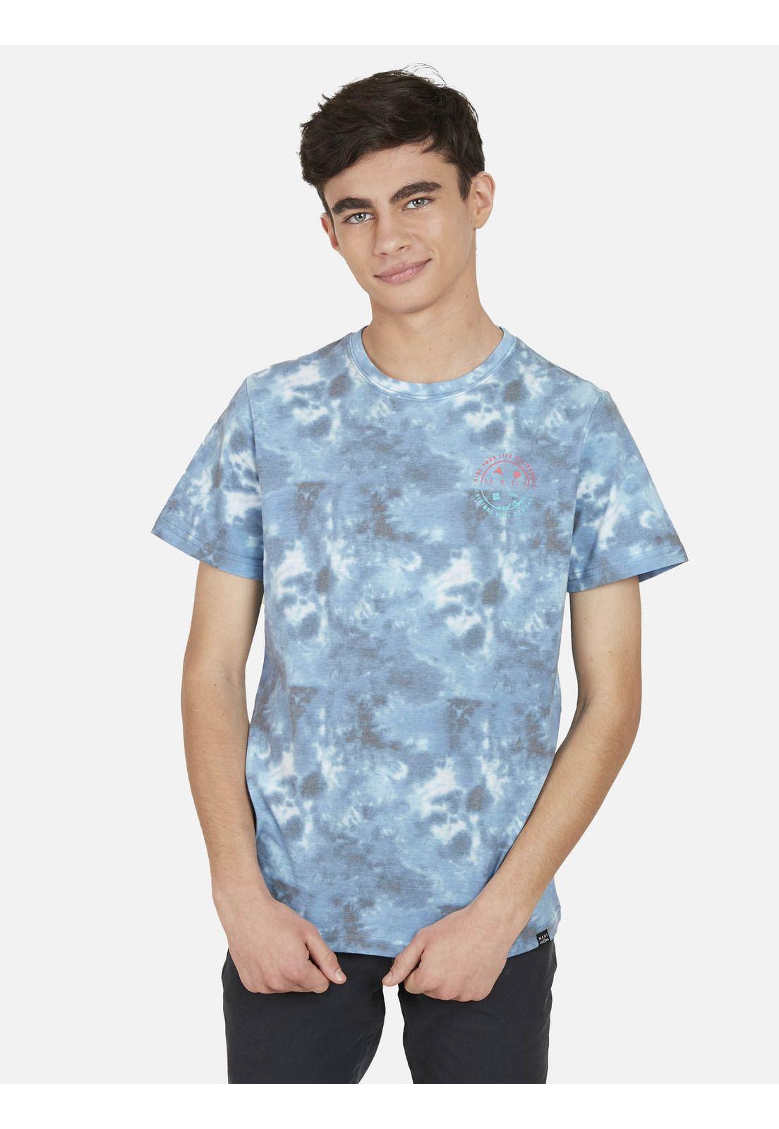 Polera RIDE YOUR LIFE TIE DYE Juvenil Multicolor Maui and Sons-0