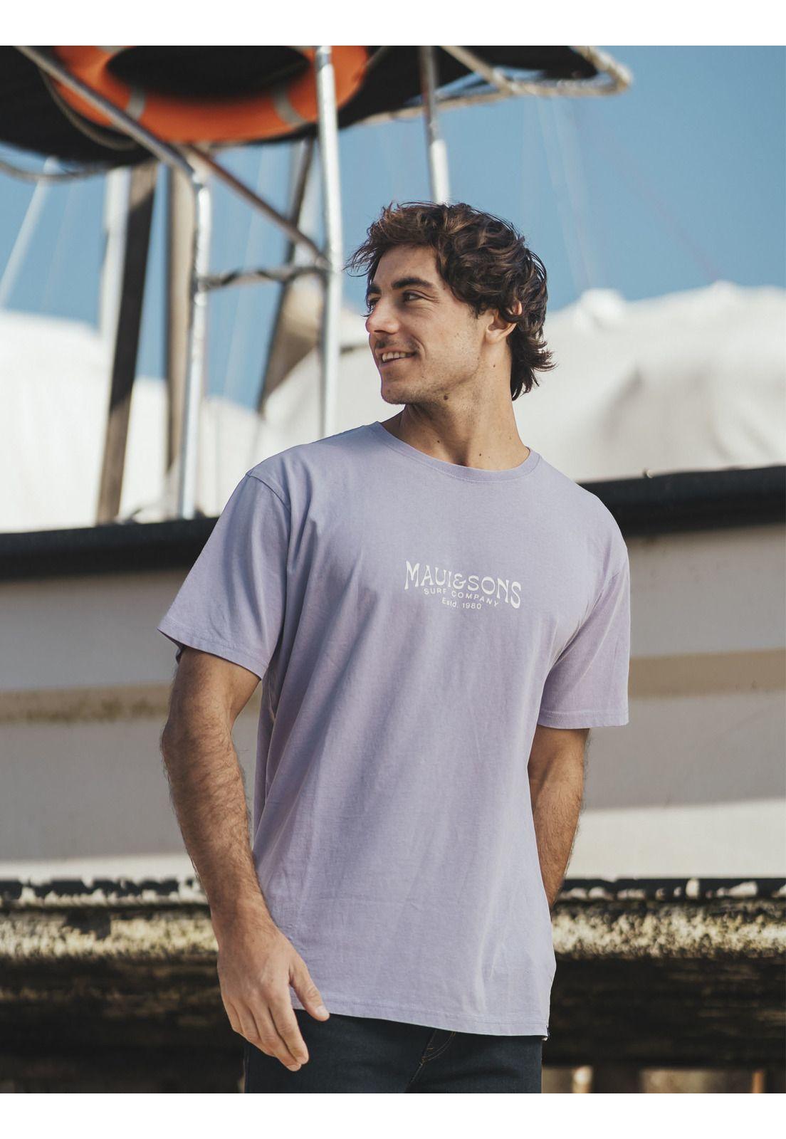 Polera MC Fahel Morado Hombre Maui And Sons-0