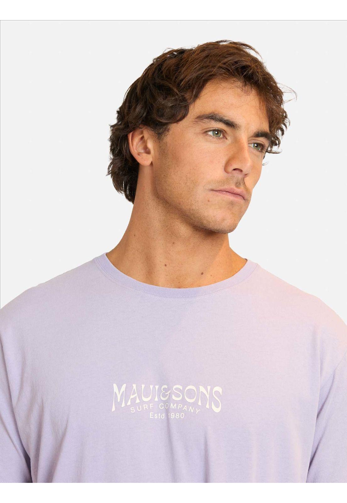 Polera MC Fahel Morado Hombre Maui And Sons-4