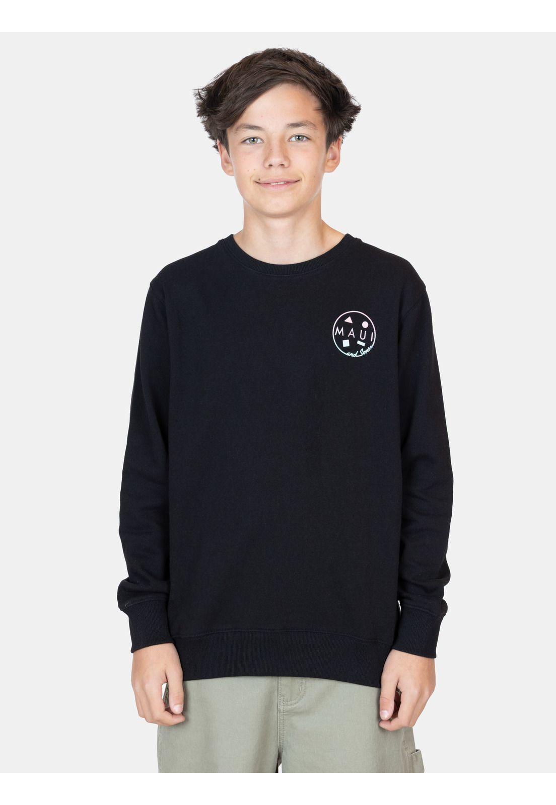 Poleron CR Lailix Negro Infantil Maui And Sons-0
