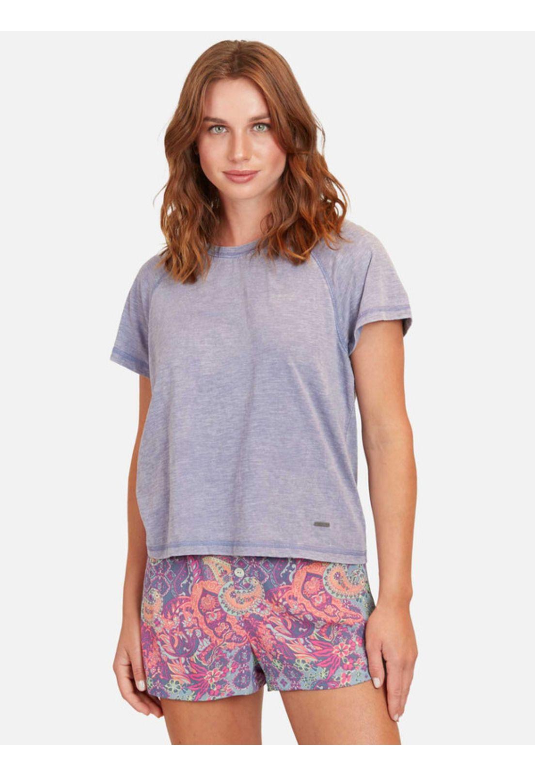 Polera Fancy Acid Mujer Morado Maui And Sons-0