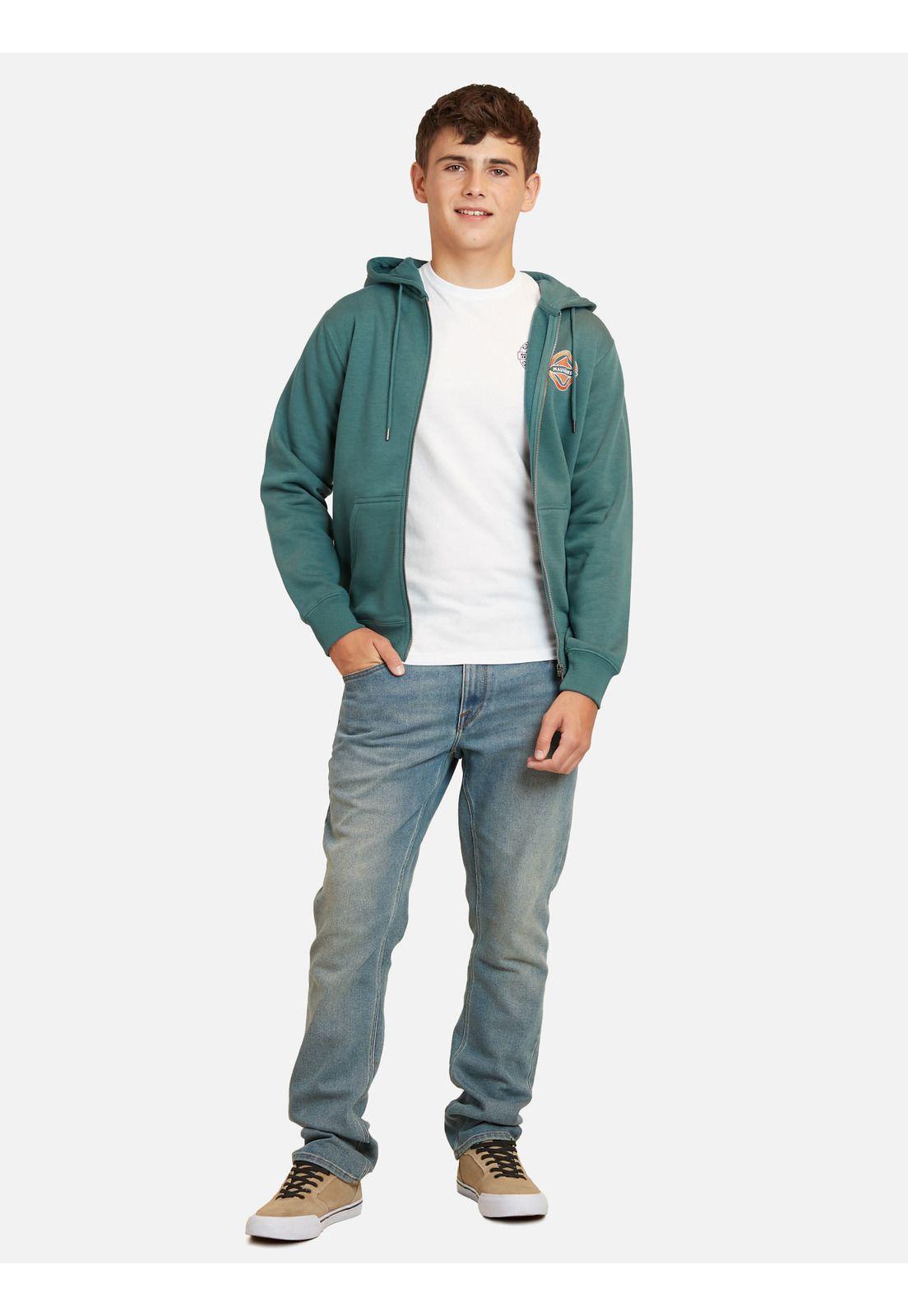 Poleron Pull Over Company Turquesa Juvenil Maui And Sons-3