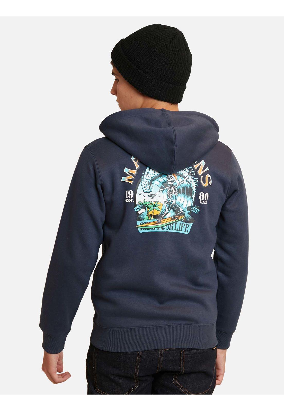 Poleron Pull Over Maui Surfer Azul Marino Infantil Maui And Sons-1