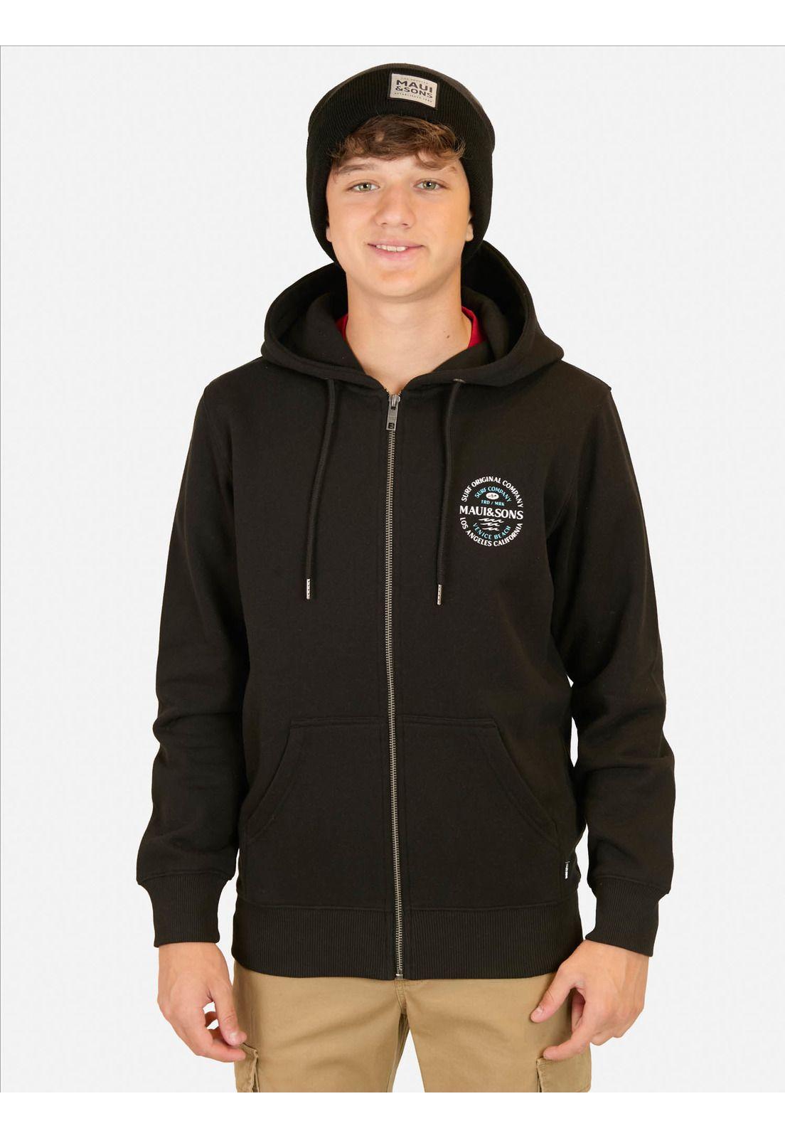 Poleron FZ Spirit Negro Infantil Maui And Sons-0