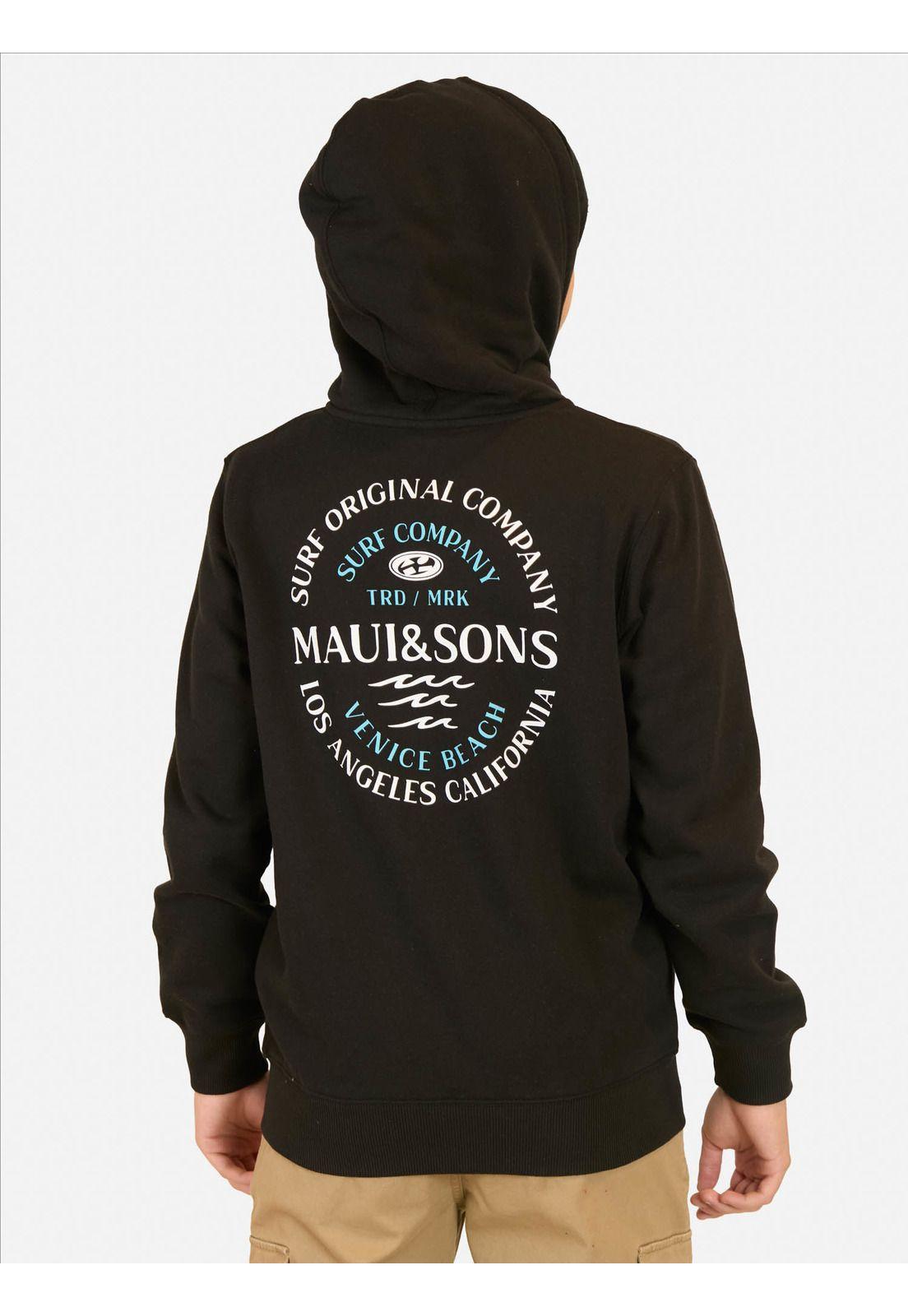 Poleron FZ Spirit Negro Infantil Maui And Sons-1