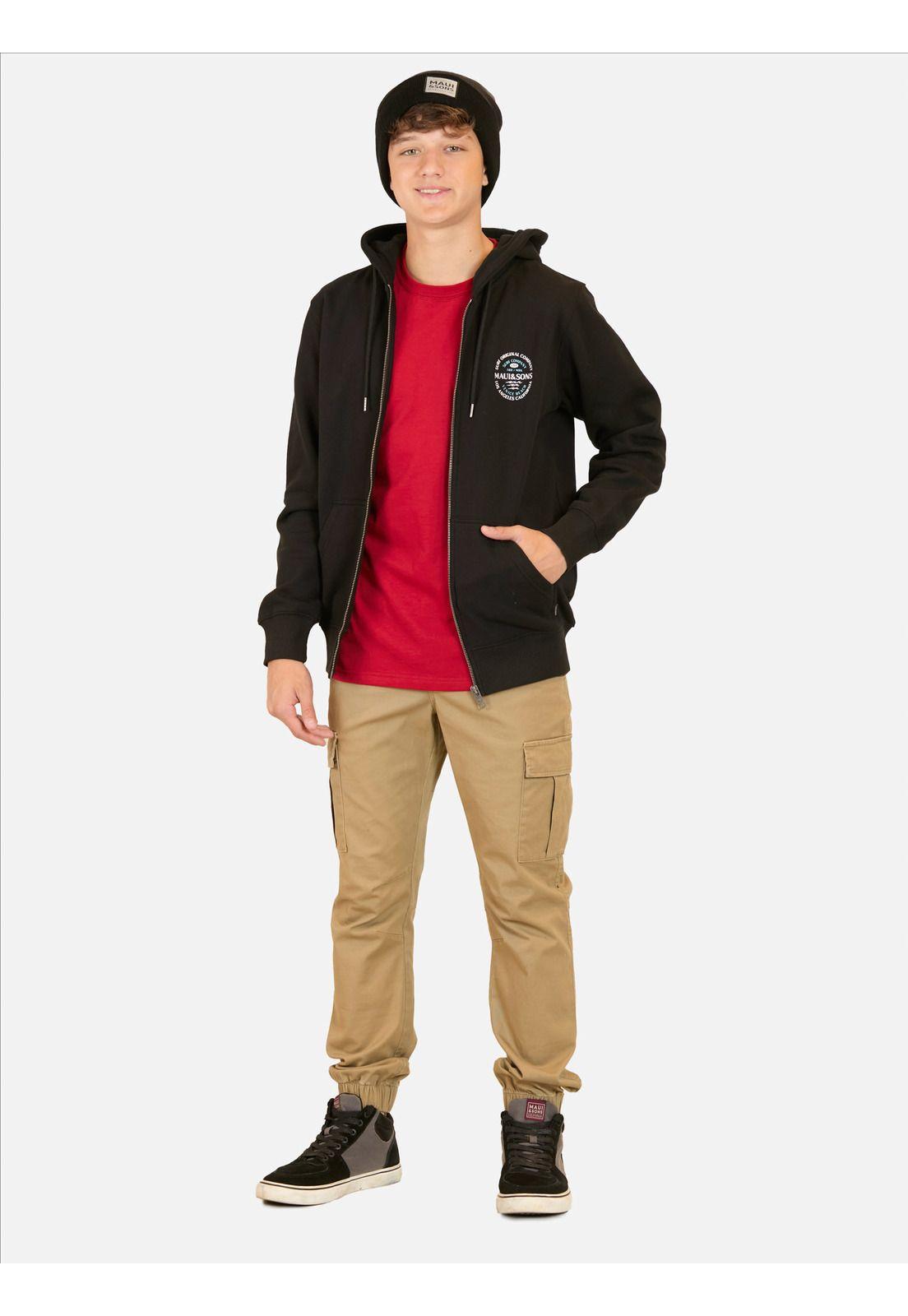 Poleron FZ Spirit Negro Infantil Maui And Sons-3