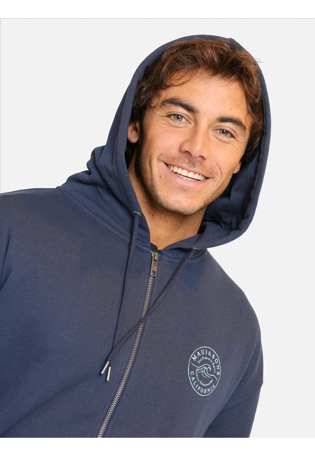 Poleron FZ Marea Azul Hombre Maui And Sons-2