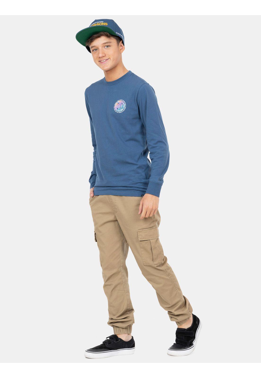 Polera ML Efery Azul Infantil Maui And Sons-3