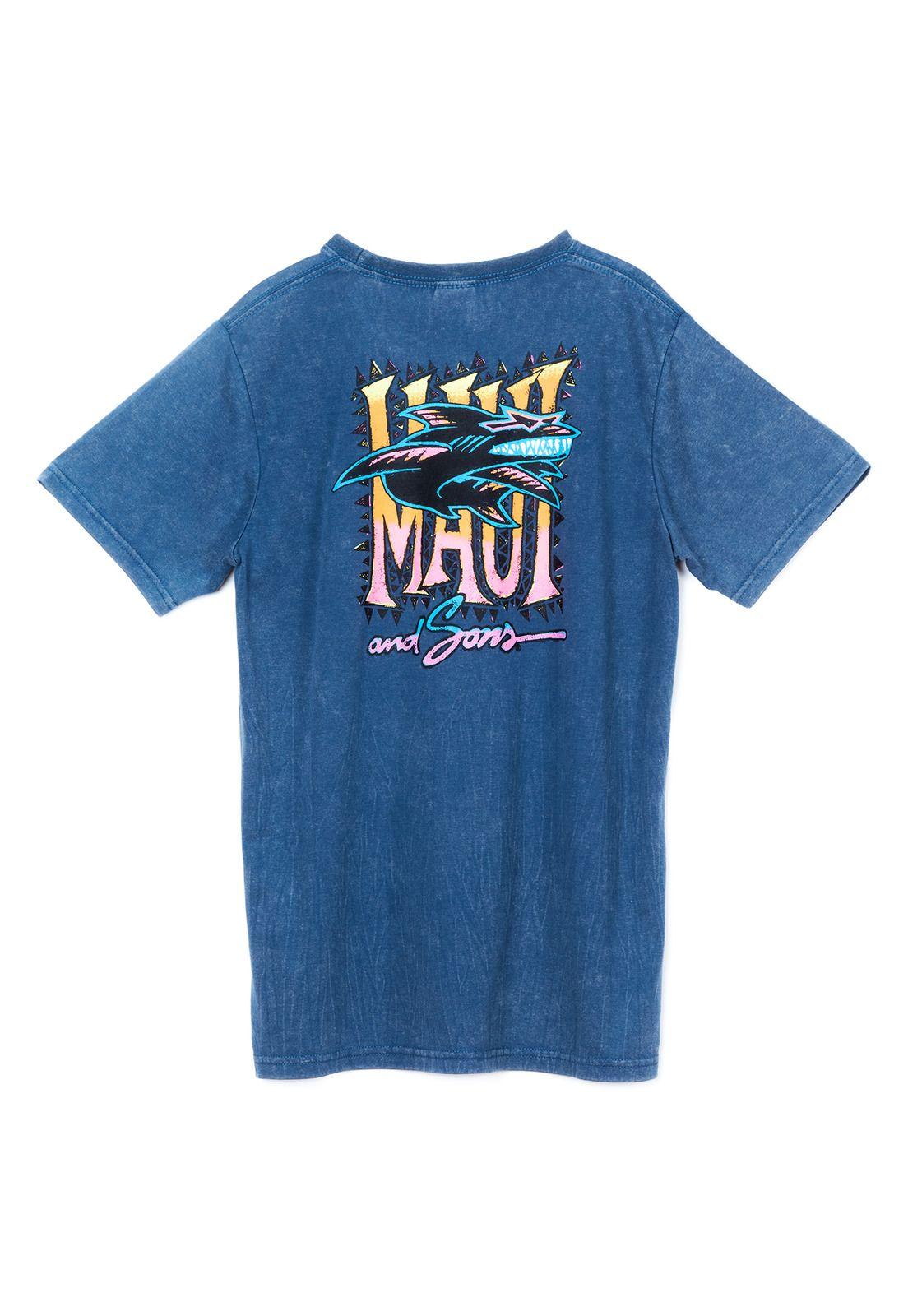 Polera Juvenil Maui 5P1067-MV21 Azul-1