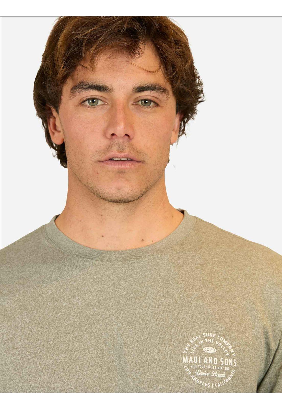 Polera MC Paise Cy Verde Hombre Maui And Sons-3