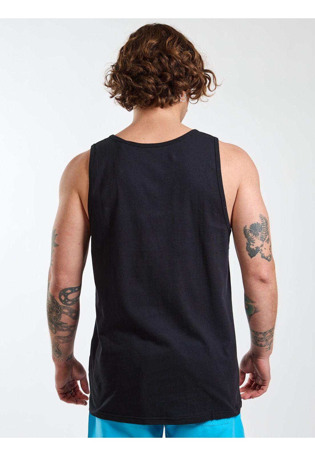 Polera SM Flow Negro Hombre Maui and Sons-1