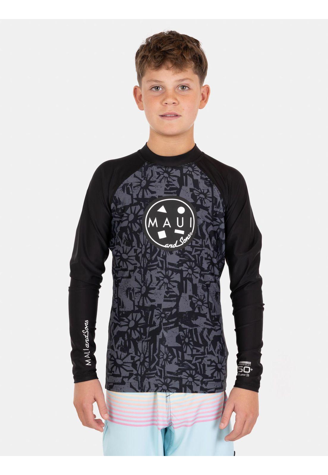 Polera UVP Splashy Multicolor Infantil Maui And Sons-0
