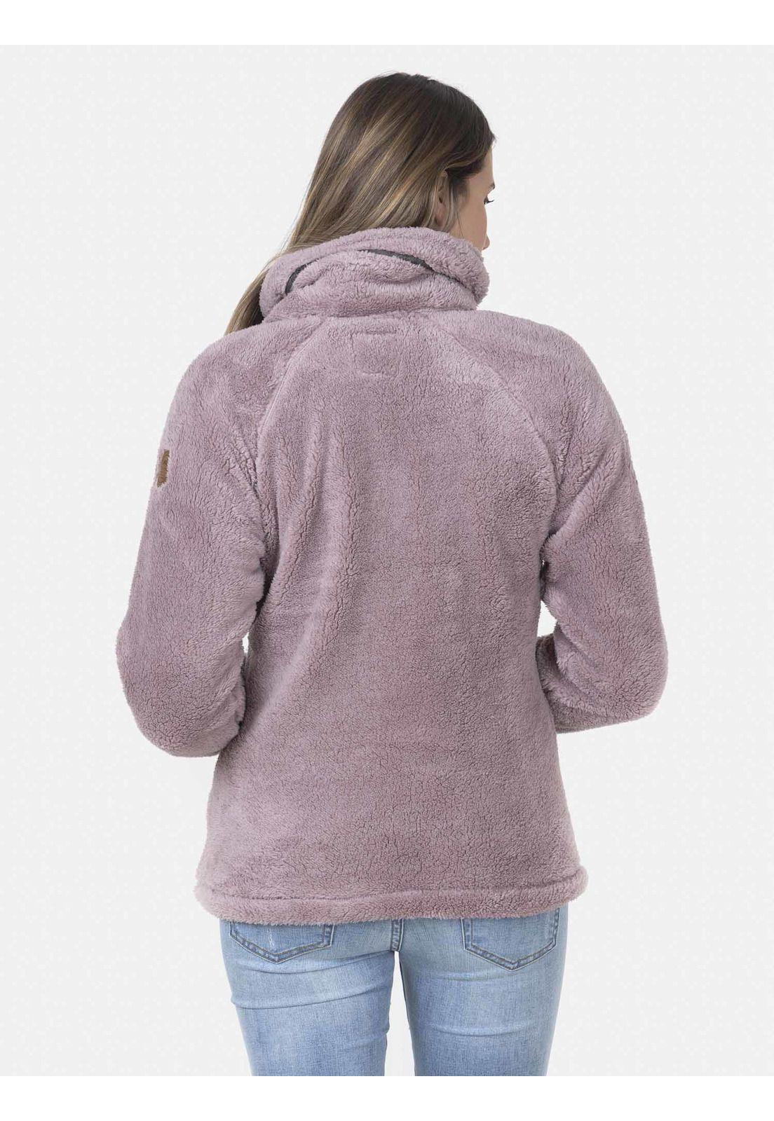 Fullzipper Mujer DUSTY VIOLET Rosado Maui and Sons-1