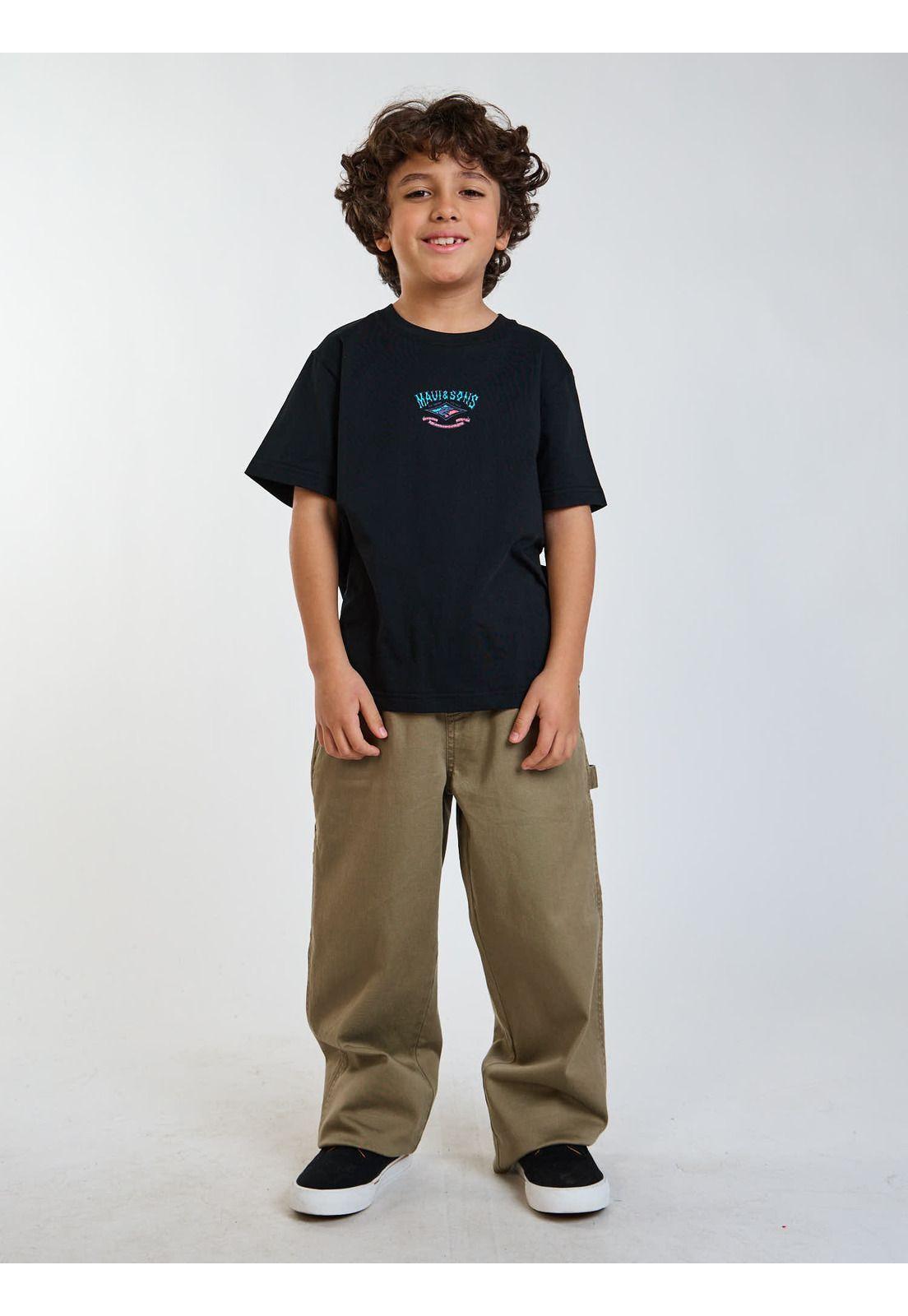 Pantalon Jogger Reef Café Infantil Maui and Sons-5