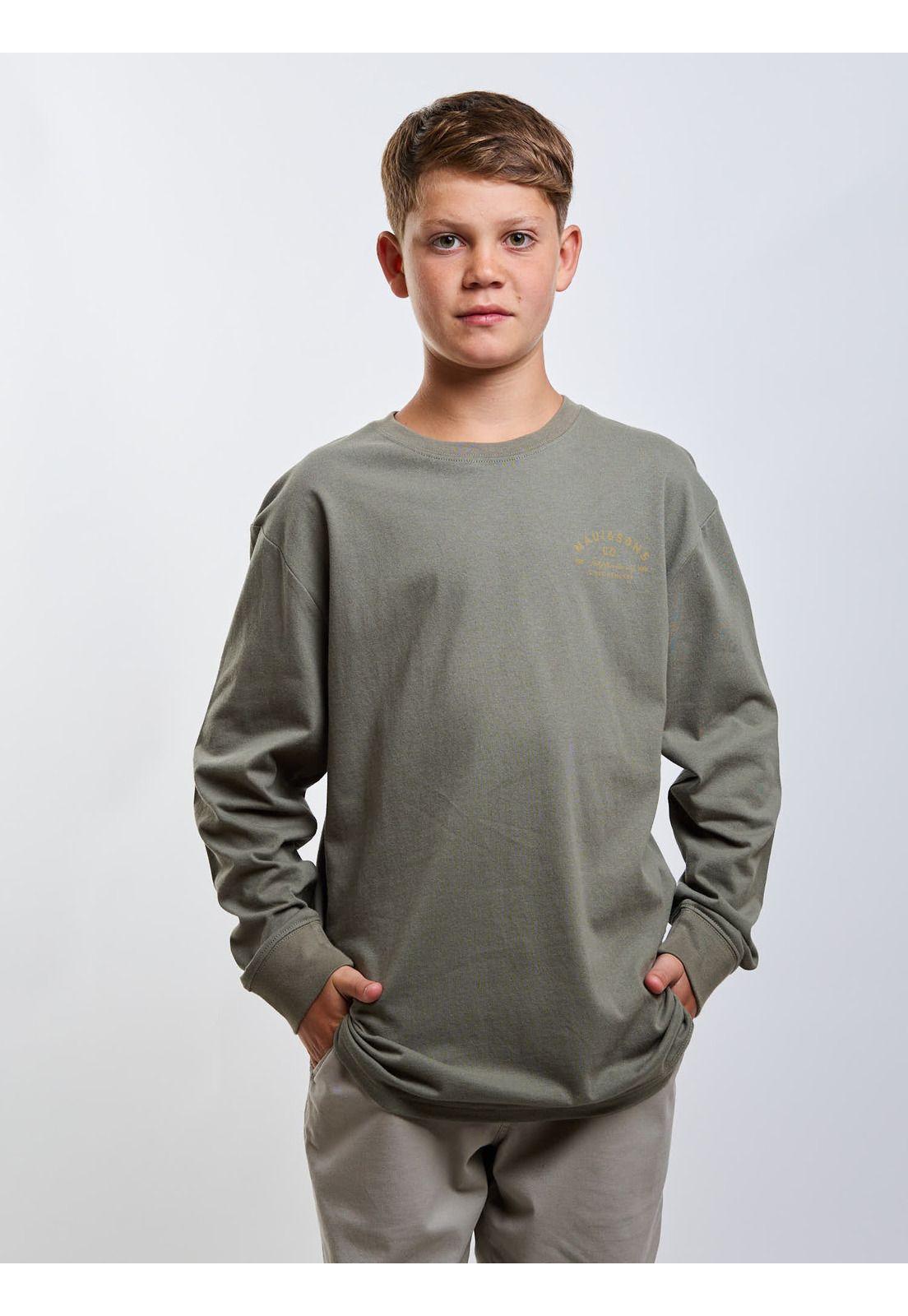 Polera ML Mateo Verde Infantil Maui And Sons-0