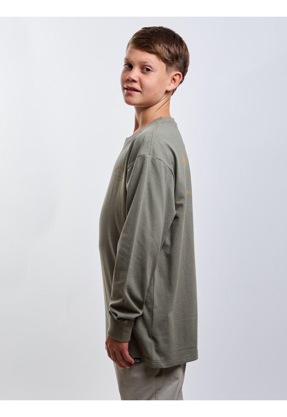 Polera ML Mateo Verde Infantil Maui And Sons-2