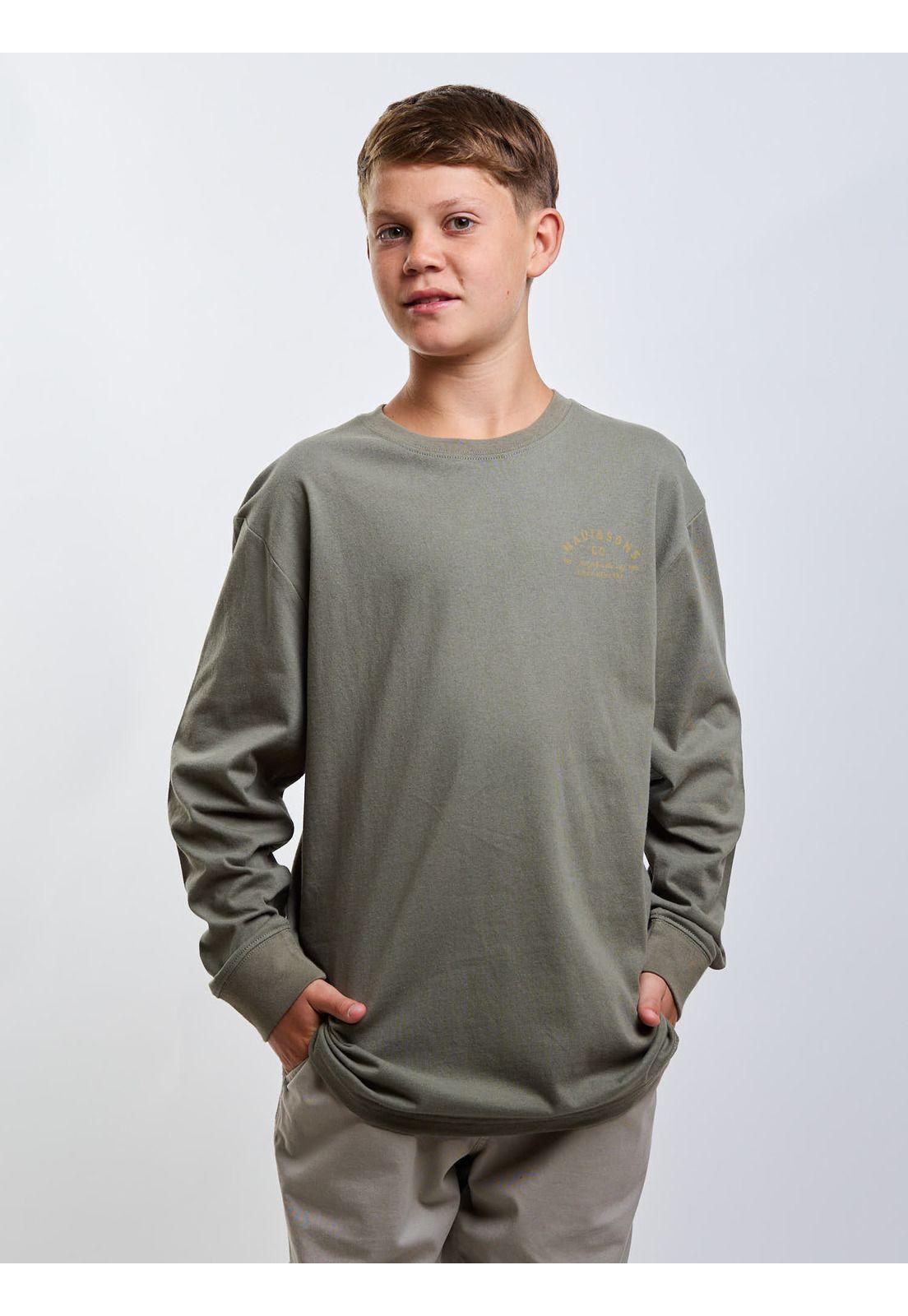 Polera ML Mateo Verde Infantil Maui And Sons-4