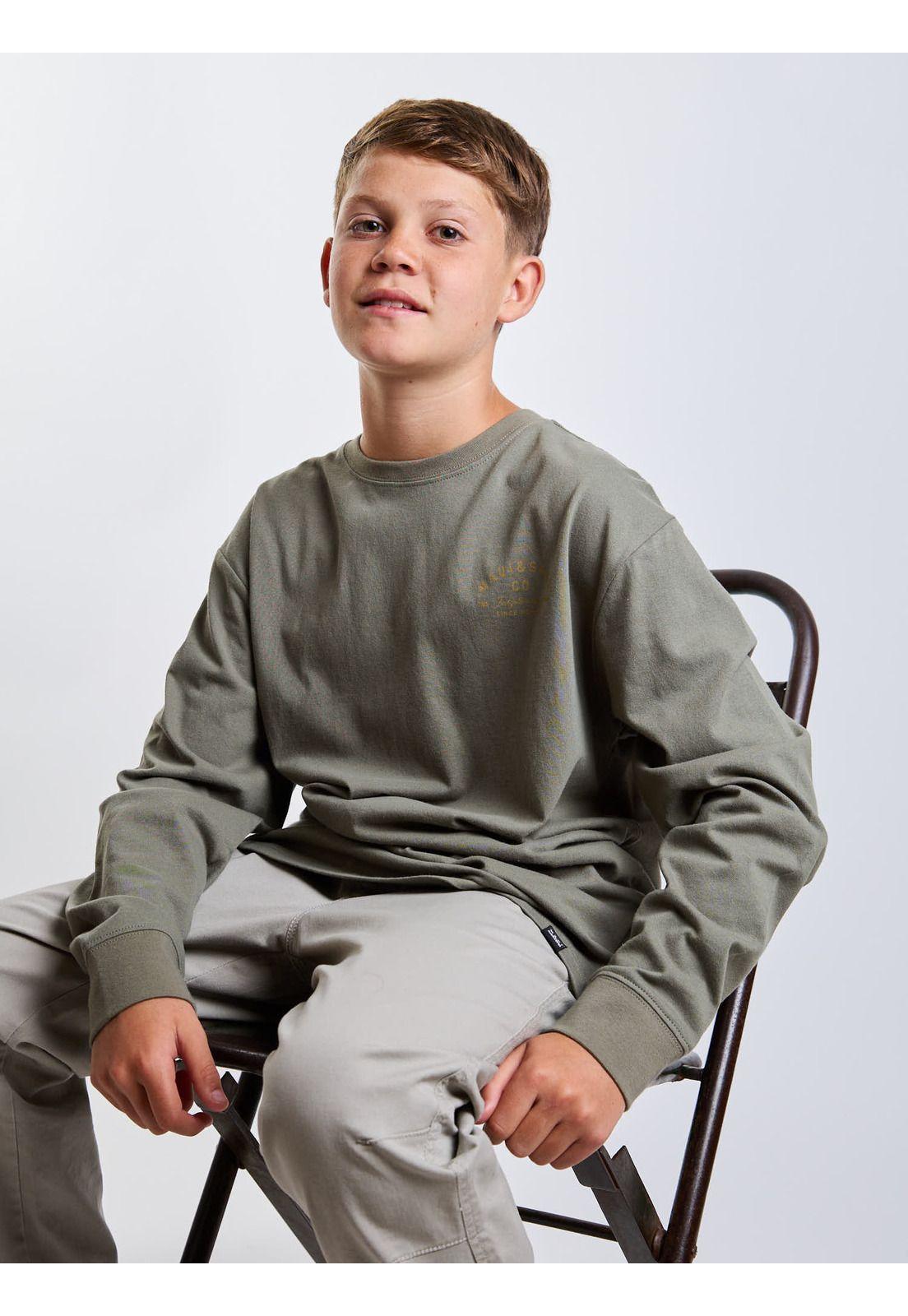 Polera ML Mateo Verde Infantil Maui And Sons-5