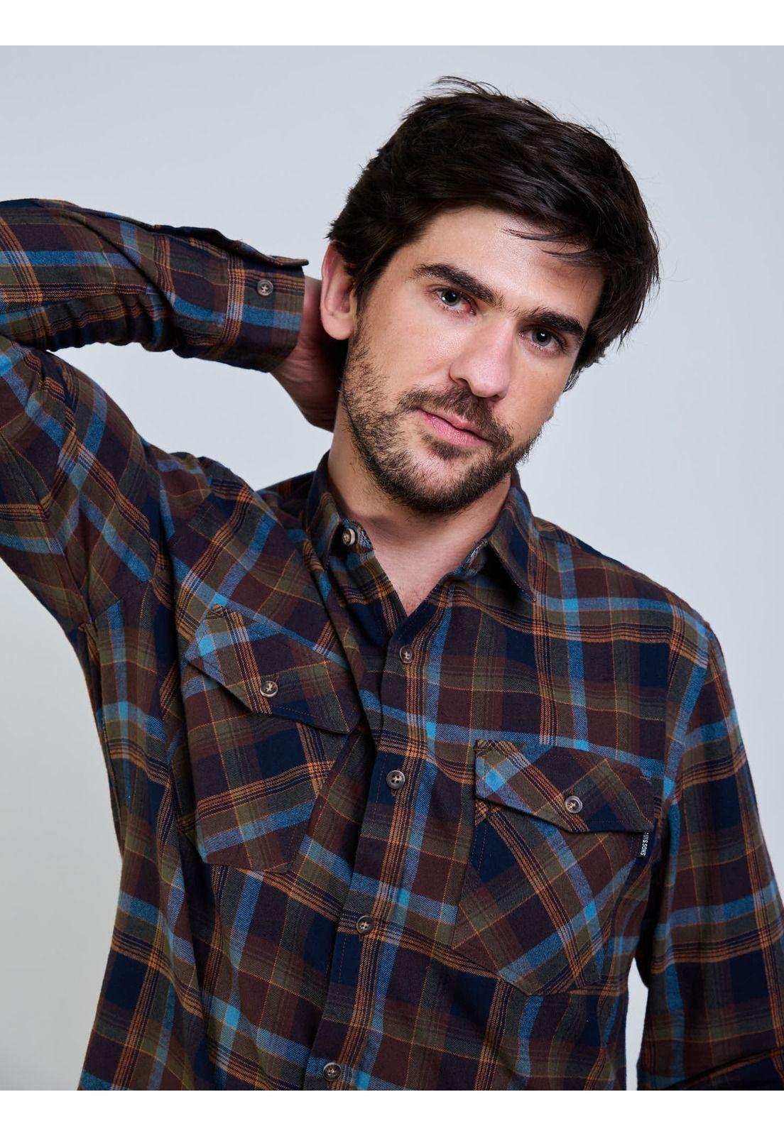 Camisa Chispa Multicolor Hombre Maui And Sons-3