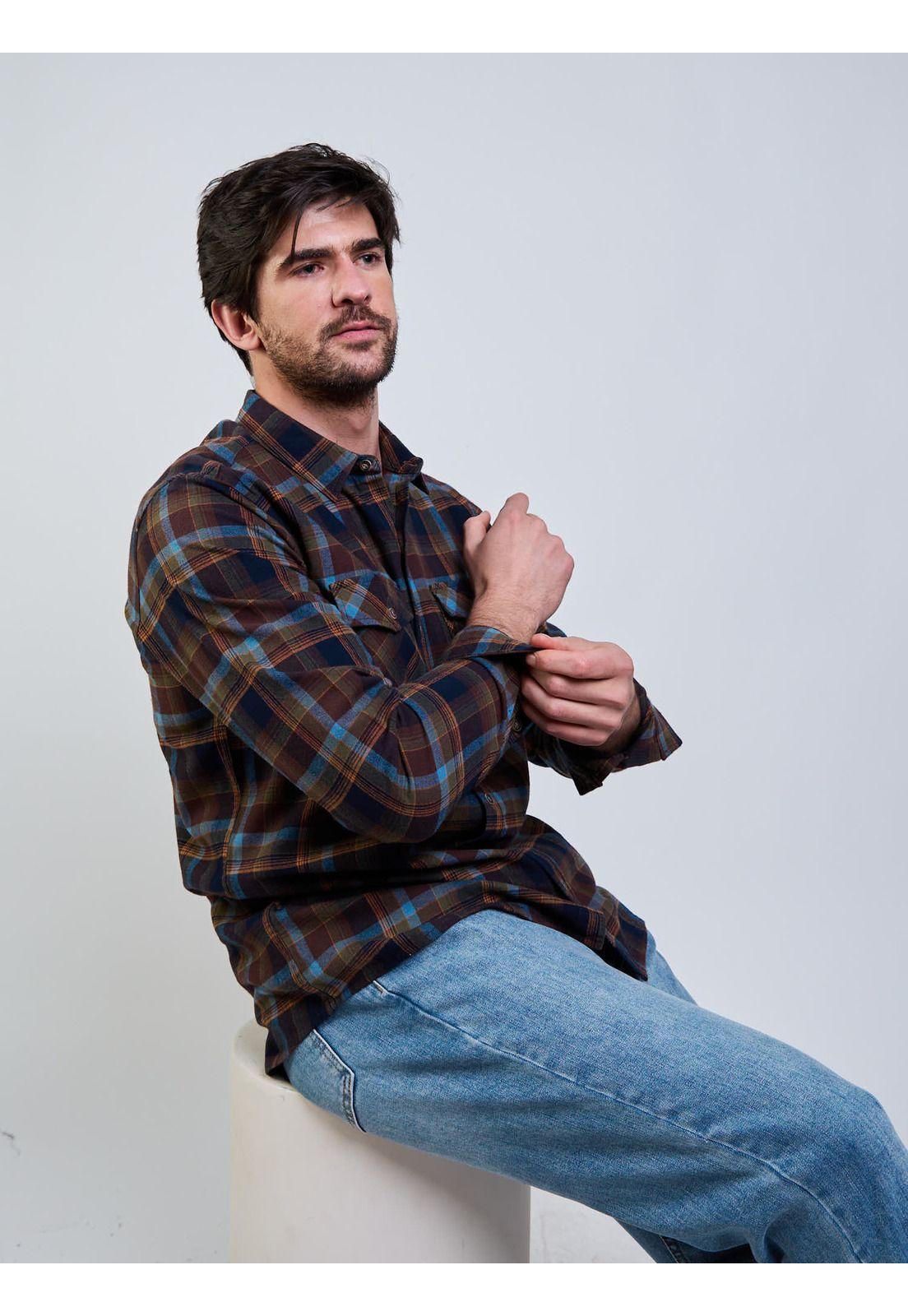 Camisa Chispa Multicolor Hombre Maui And Sons-6