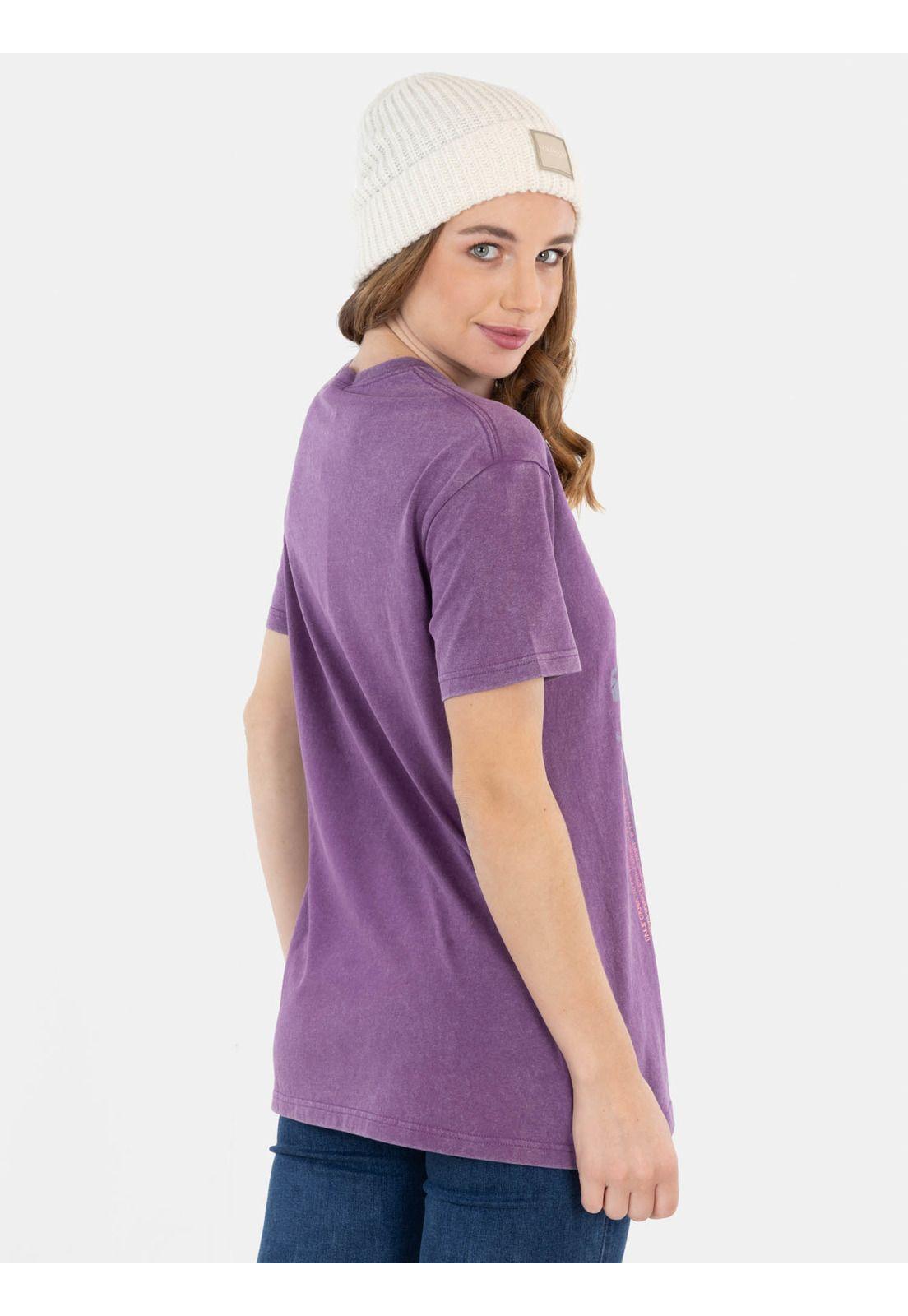 Polera Rekia T-Shirt Morado Mujer Maui And Sons-1