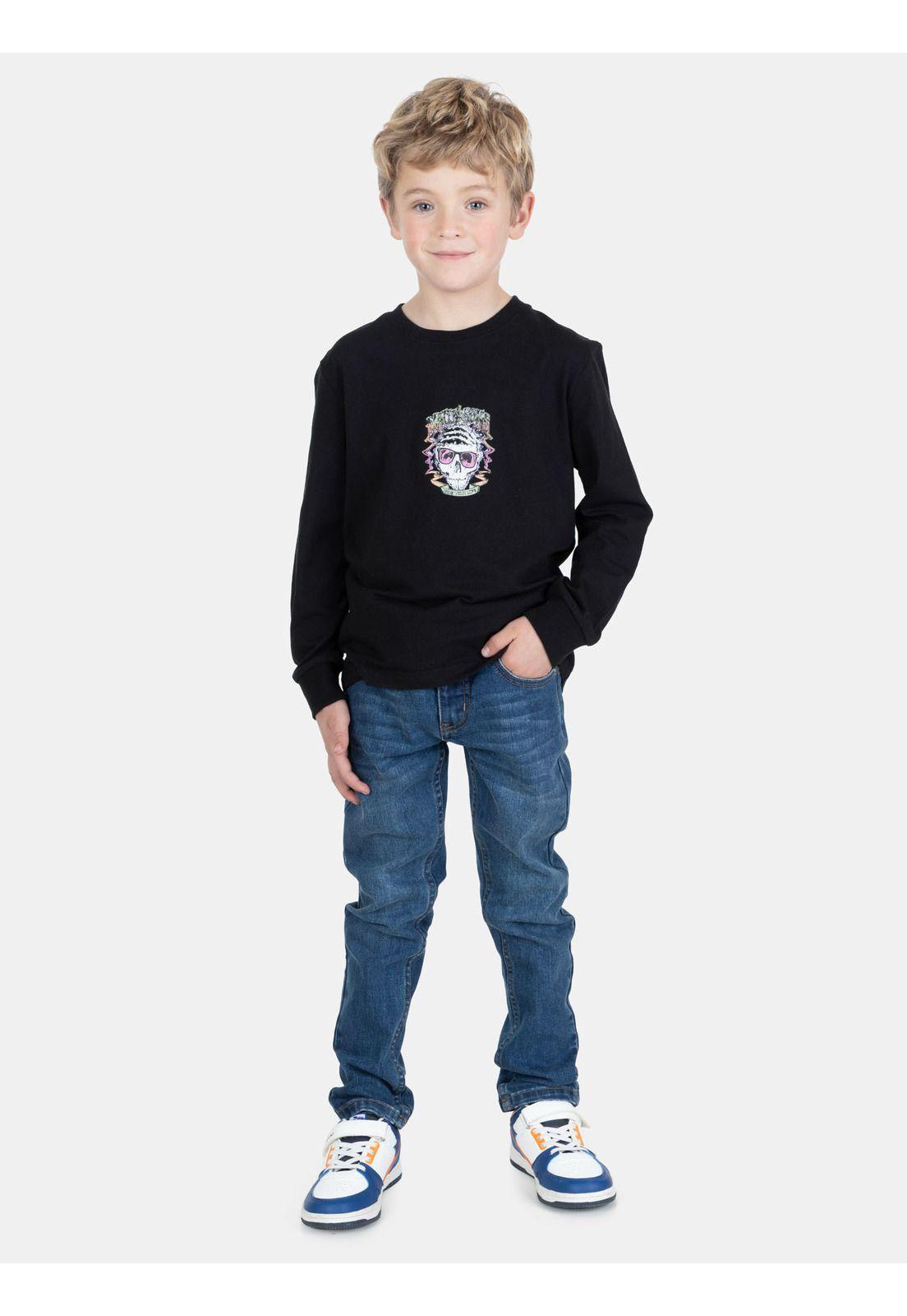 Polera ML Ohanix Negro Infantil Maui And Sons-3