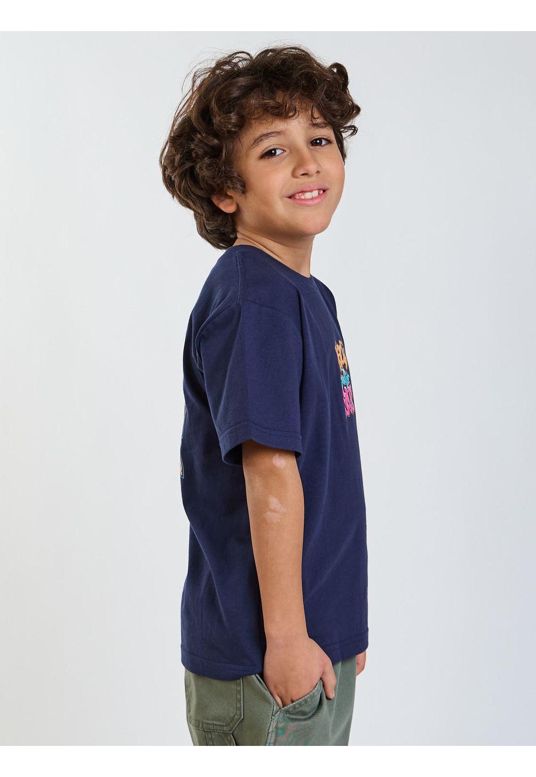 Polera MC Sunset Azul Infantil Maui and Sons-2