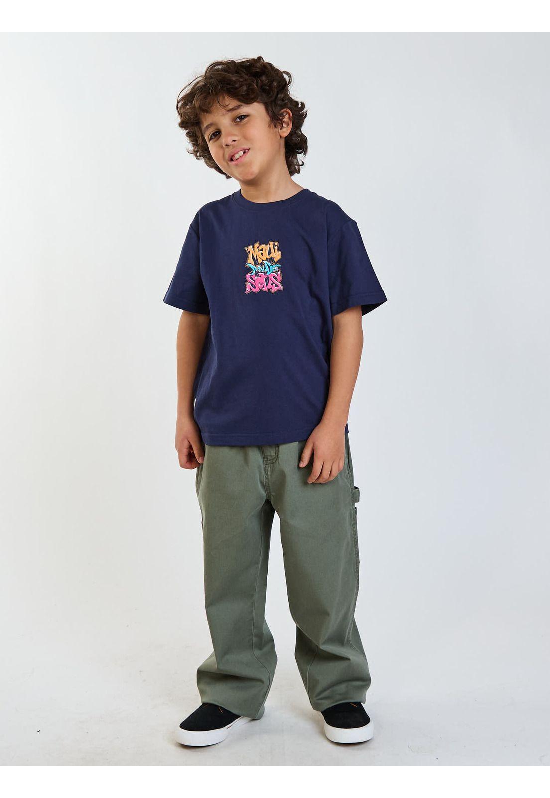 Polera MC Sunset Azul Infantil Maui and Sons-6