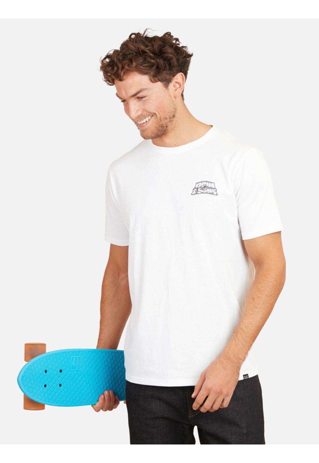 Polera Good Vibes Hombre Blanco Maui And Sons-0