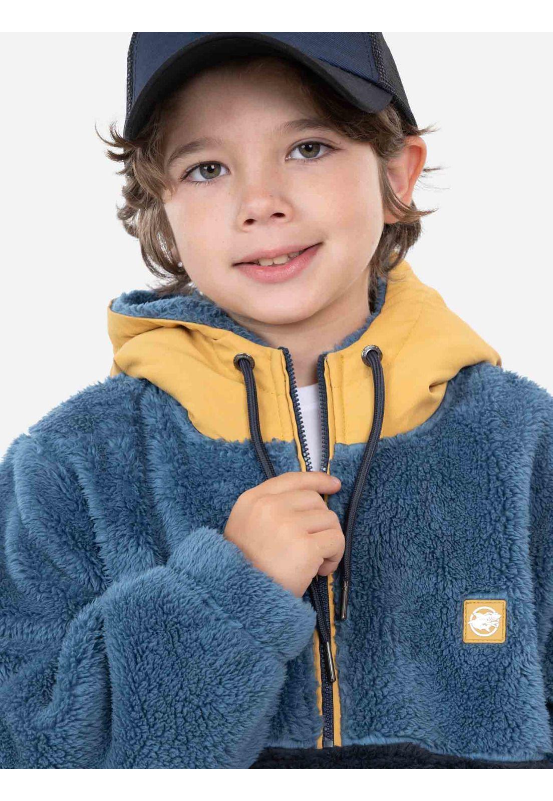 Poleron Chiporro Adaa Azul Infantil Maui And Sons-2