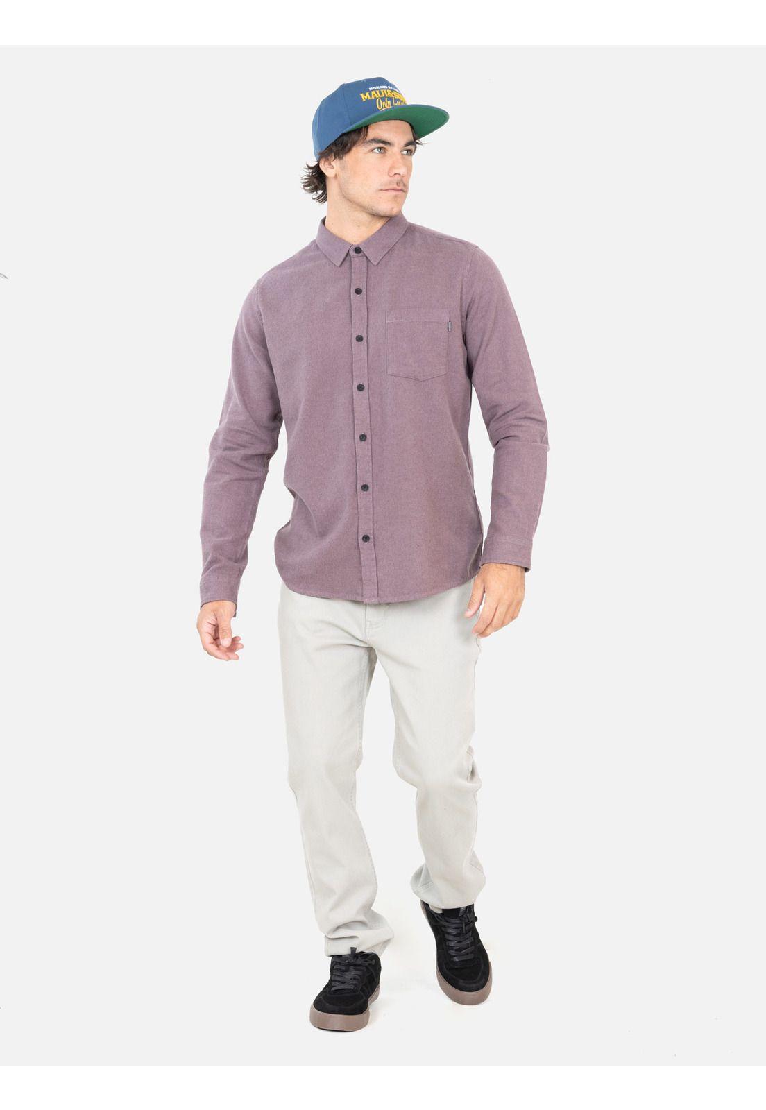 Camisa Lly Ma Burdeo Hombre Maui And Sons-3