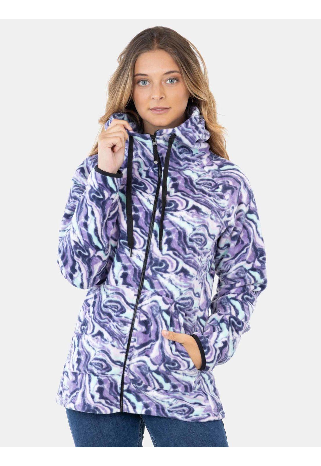Poleron Micropolar Purple Vibes Multicolor Mujer Maui And Sons-0