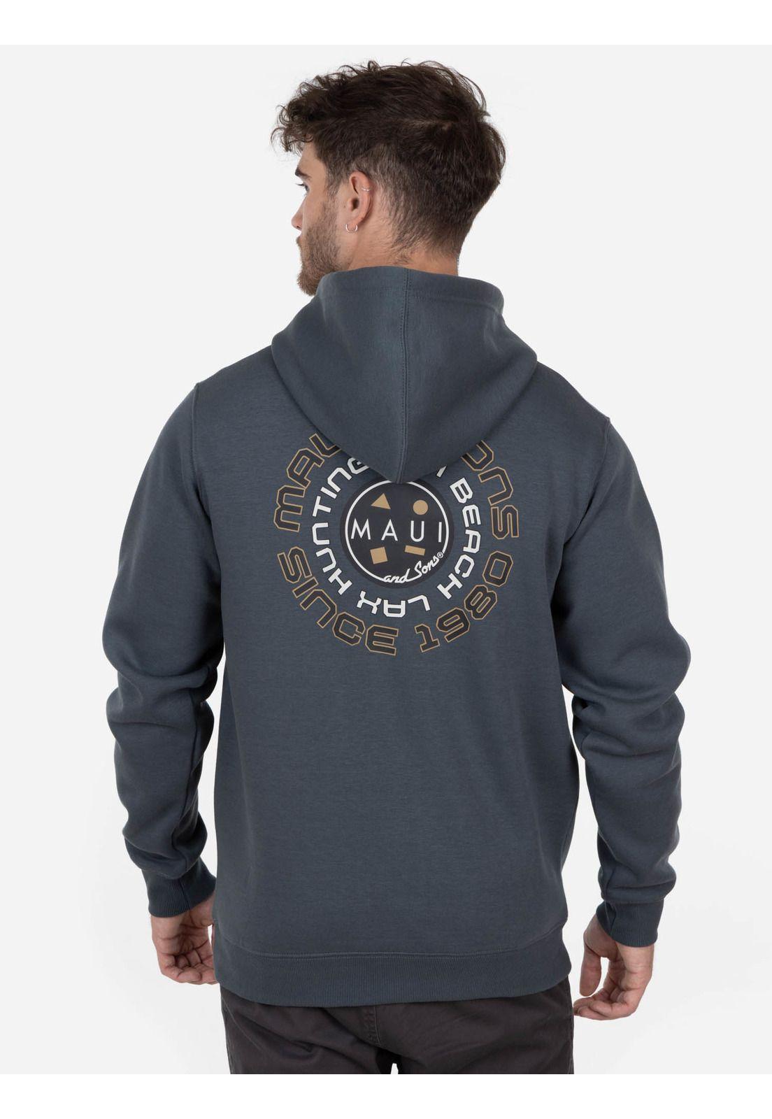 Poleron HUNTINGTON BEACH Hombre Verde Maui and Sons-1