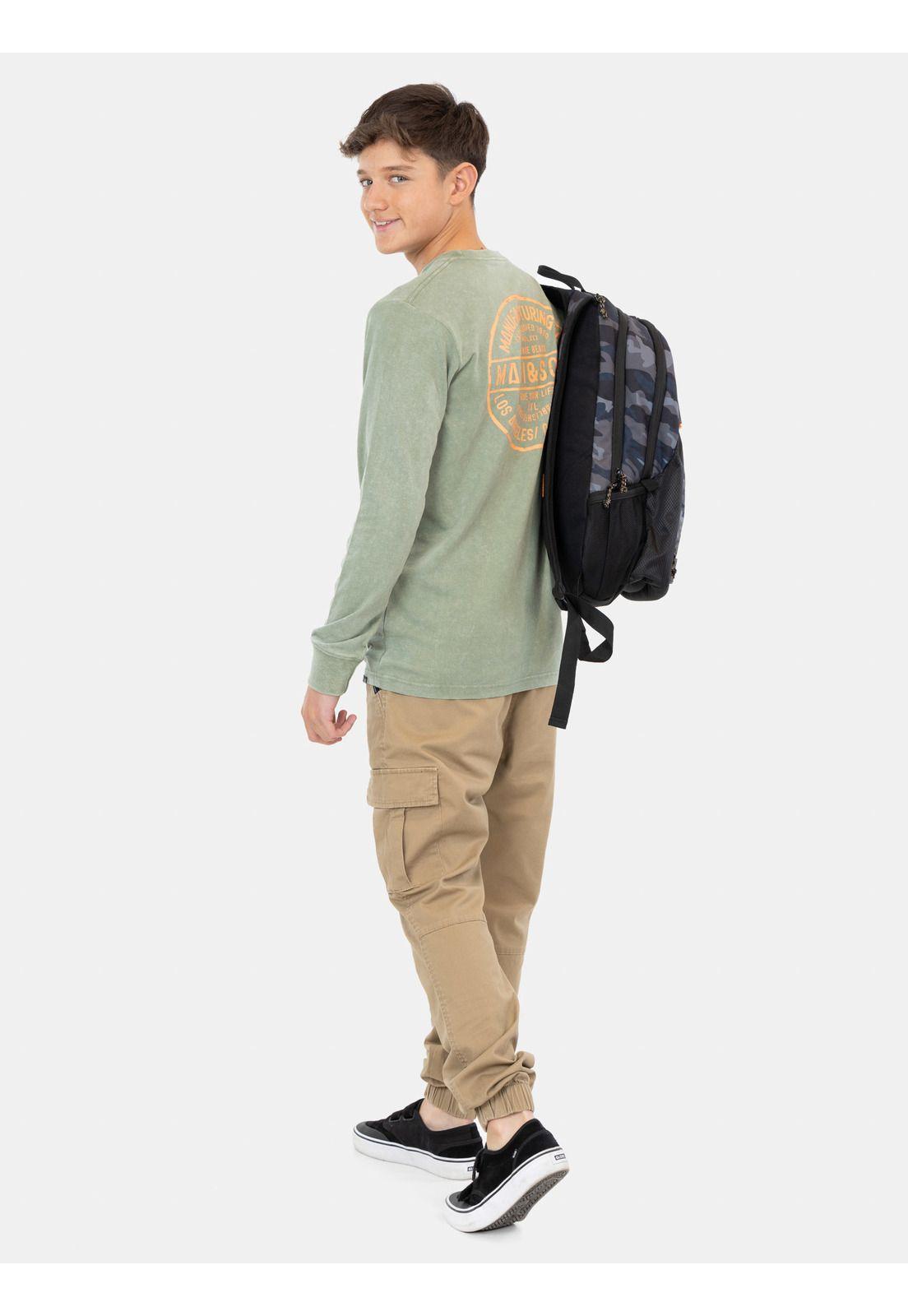 Polera ML Ryl Angeles Verde Infantil Maui And Sons-3