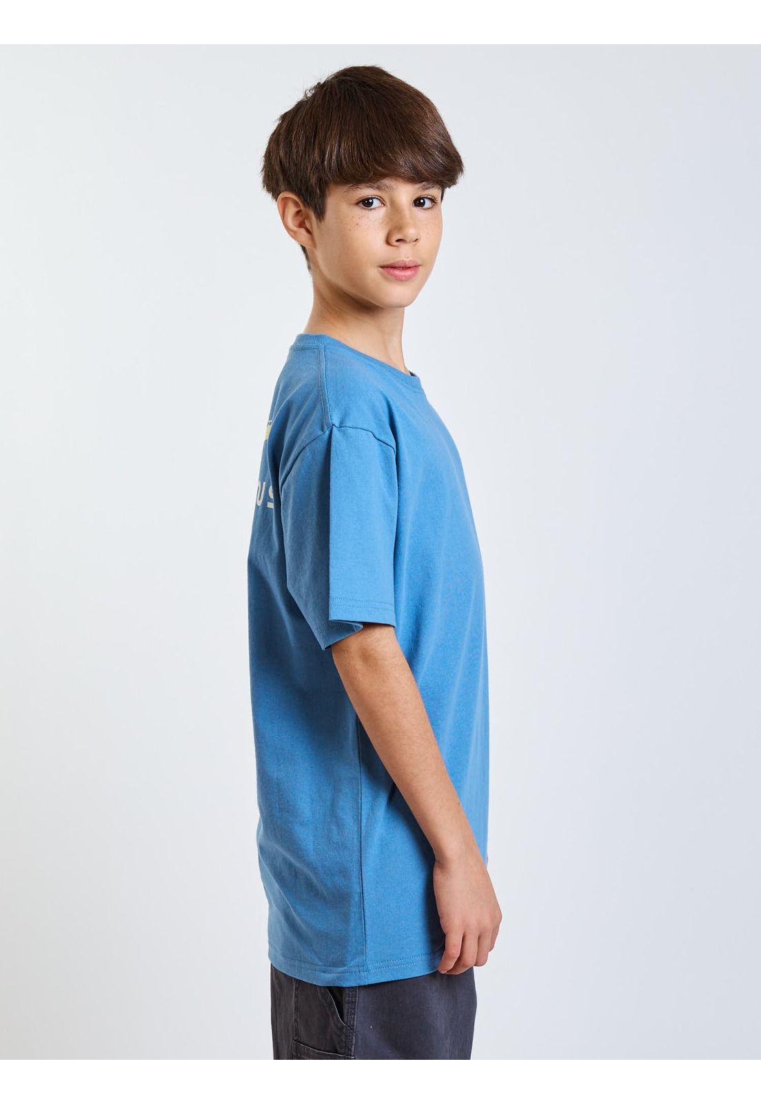 Polera MC Wild Celeste Infantil Maui and Sons-2