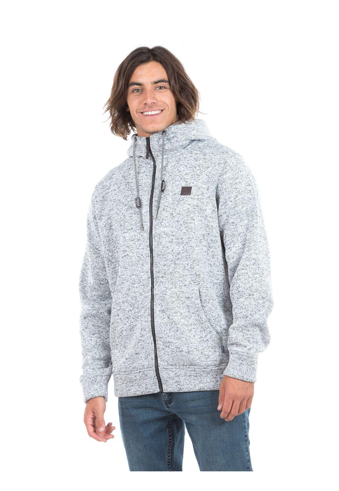 Poleron Fullzipper Hombre 5O1316-MI20 Gris-0