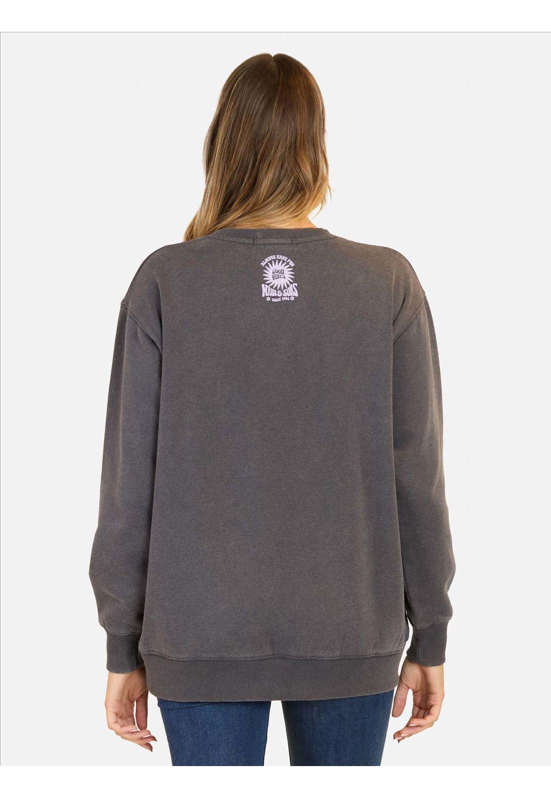 Poleron CR Waves Gris Mujer Maui And Sons-1