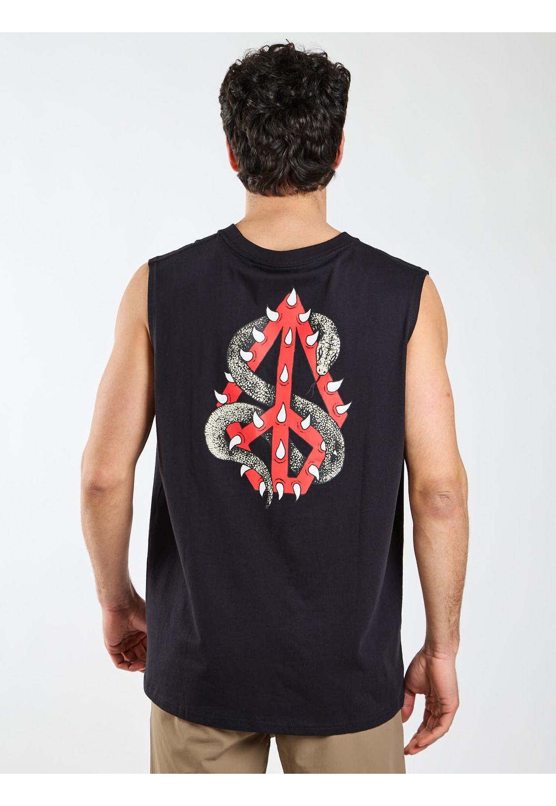 Polera SM Monolith Negro Hombre Volcom-2