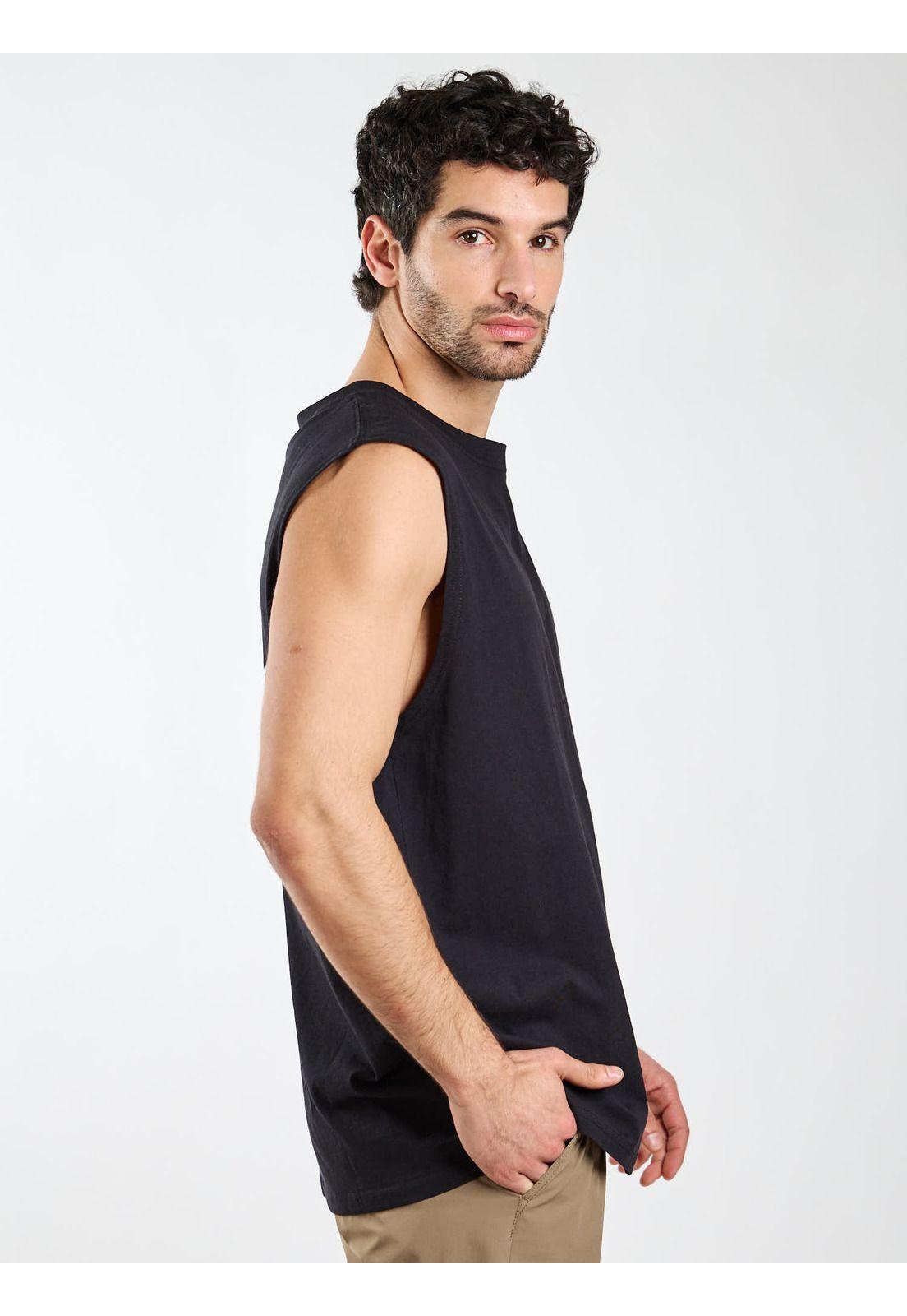 Polera SM Monolith Negro Hombre Volcom-3