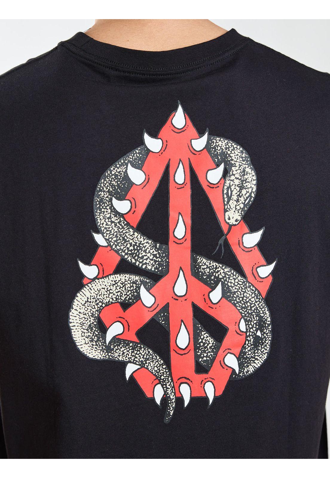 Polera SM Monolith Negro Hombre Volcom-4
