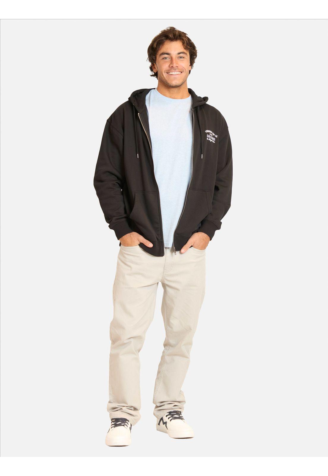 Poleron FZ Brisaria Negro Hombre Maui And Sons-3