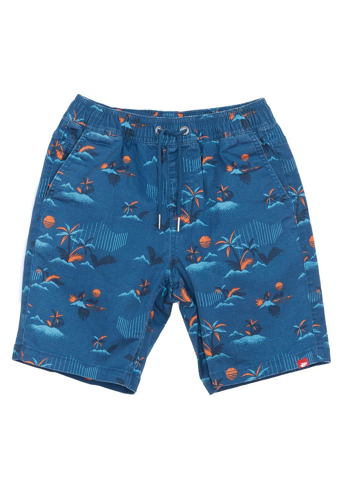 Bermuda Jogger Niño 5B799-KV21 Azul-0